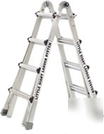 Little giant ladder 17 @ 375 lbs 1AA w/ free work plat.