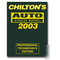 1999 - 2003 auto service manual