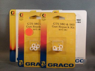 Graco gts 980/960 spraygun repack kit M70-381 10 pieces