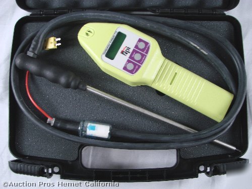 Tpi 710 combustion analyzer gas detector with probe