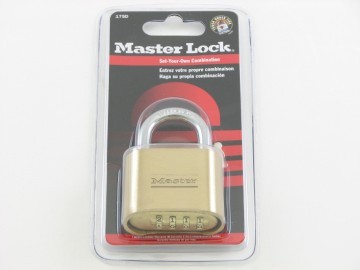 Master lock / padlock no. 175 set your own combination