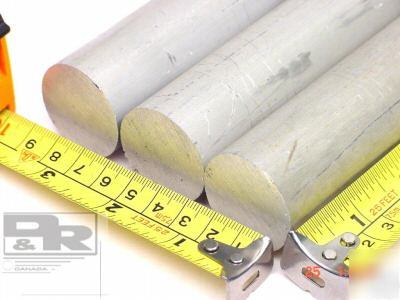 3 pcs aluminum 6061 1-1/4 x 14 for cnc south bend lathe