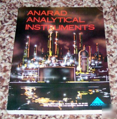 Anarad analytical instrumentation applications guide