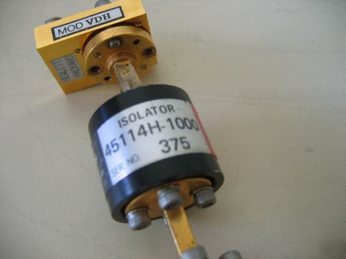 Hughes 45114H-1000 isolator & hp 85025C-K57 adapter