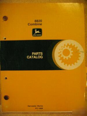 John deere 8820 combine parts catalog manual