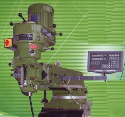 2-axis dro kit bridgeport knee mill, spindle scale