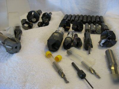 Large lot machinist tooling counterbores endmills more 