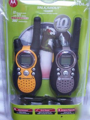 Motorola talkabout T6500R 2 way radios