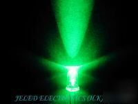New 50X 5MM super bright green led lamp 17,000MCD f/sh