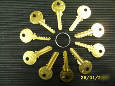 New locksmith space & depth keys yale Y1 keyway lot 