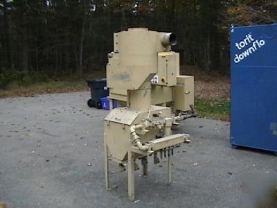 Sandblaster / automatic feed with dust collector 