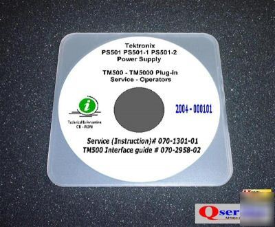 Tektronix tek PS501 ps 501 ps-501 service - oprs manual