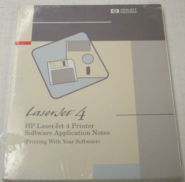 Hp laserjet 4 printer software application notes
