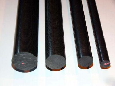New brand black nylon 66 30MM round bar x 500MM long