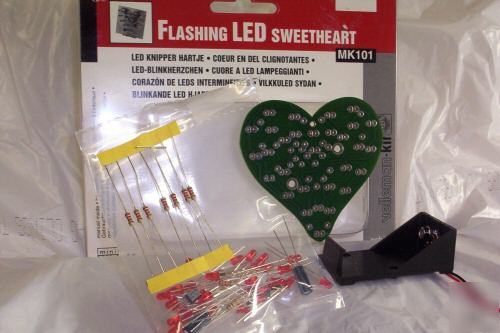 Led flashing sweetheart kit