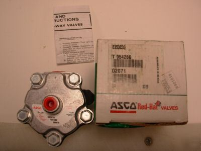 Asco aluminum air piloted dust collector valve 8353C033