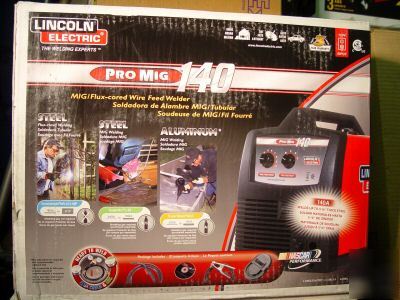New lincoln pro-mig 140 mig/flux-cored wire feed welder~ 