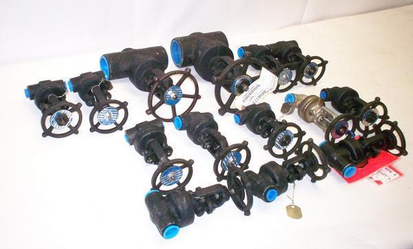 New lot gate & globe valves forged steel class 800 rp&c 