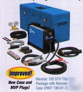 Miller maxstar 150 sth tig package w/x-case 907136017