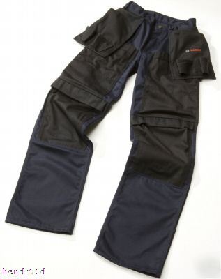 Bosch mens work trousers + holsters workwear 32