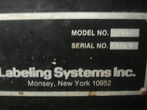 Labeling systems inc labeler model 3151