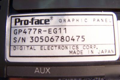Proface touchscreen interface GP477R-EG11 graphic panel