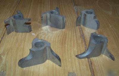 Lot of 7 used shaper cutters 1/2 bore sears craftsman