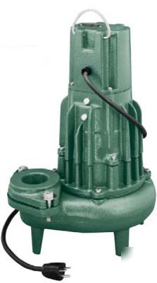 Zoeller 1 hp double seal sewage / waste pump E284