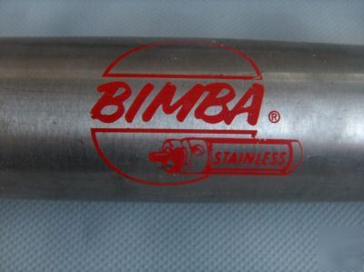 Bimba stainless steel non-rotating air cylinder 