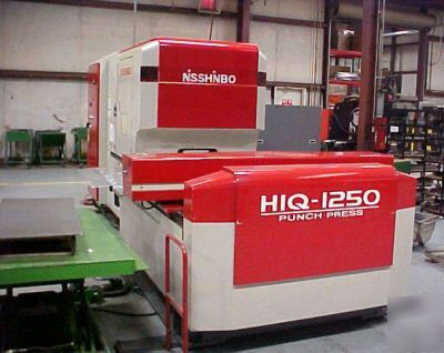 Nisshinbo hiq-1250 turret punch press