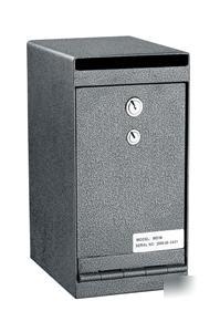 Under counter slot deposit safe dual key lock MS1K