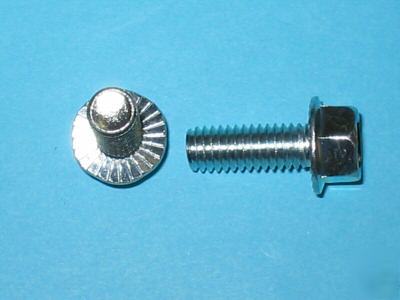 1,000 serrated flange screws - size 1/4-20 x 1/2