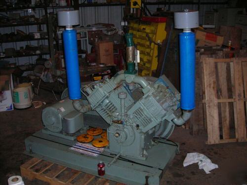 Quincy 5120 air compressor 25 hp 89 cfm @ 200 psi 
