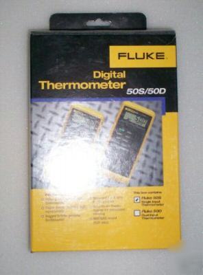 New fluke 50S digital thermometer - in box