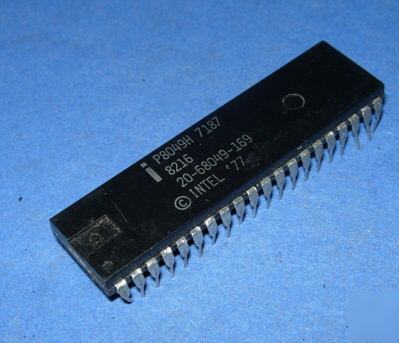 P8049H vintage intel 40-pin dip cpu rare 8049 1982