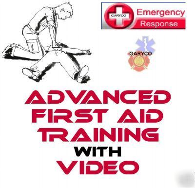 Advanced first aid training video on 2 dvd - fire medic