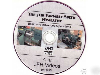 7 x 10 variable speed mini lathe dvd ( conquest etc)