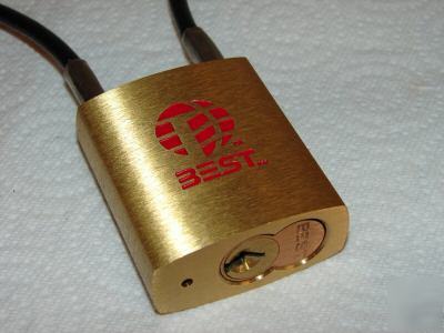 Best lock 36-inch cable padlock//best core