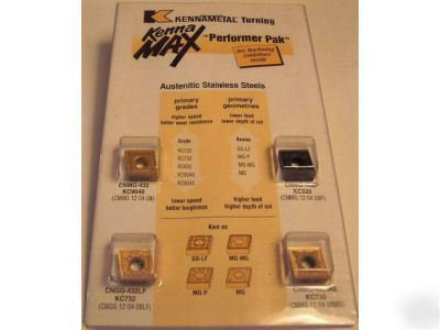New kennametal carbide inserts cnmg 432 assortment pack