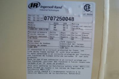 Ingersoll rand two stage piston compressor 15 hp