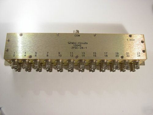 Mini-circuits zfsc-24-1 power splitter / combiner bnc