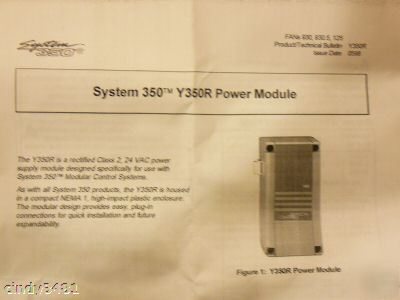 New johnson controls power supply module, Y350R-1C, 