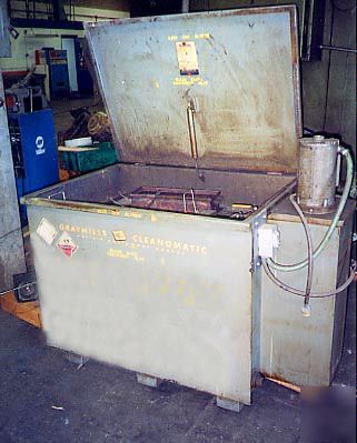 Graymills parts washing tank, autoturbo-action