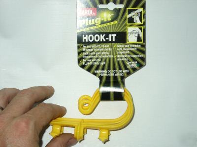 New (40) hook-it extension cord hook/holder * *