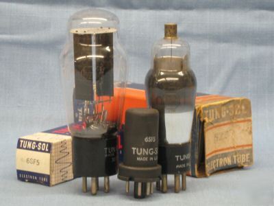 Tung-sol tubes 6SF5 58 5Z3