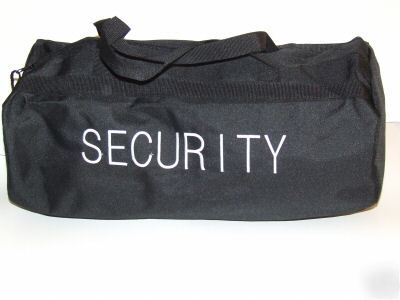 Perfect fit duffle bag with security logo