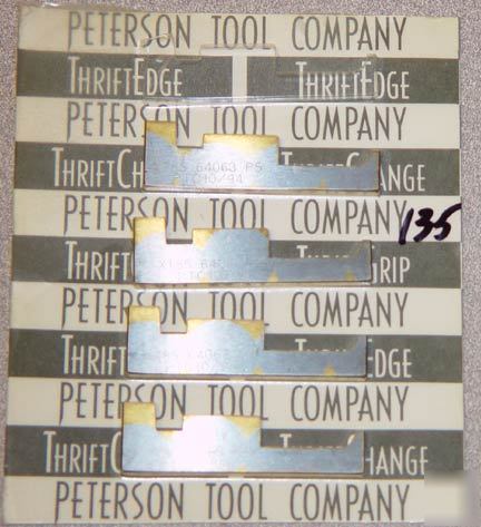 New peterson tool 4 inserts P5 XT85 - insert