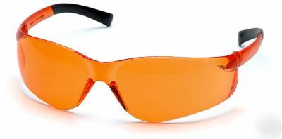 pyramex ztek orange lens safety glasses lot of 12