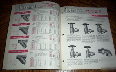 1959 hoffman steam & hot water heating catalog, nice