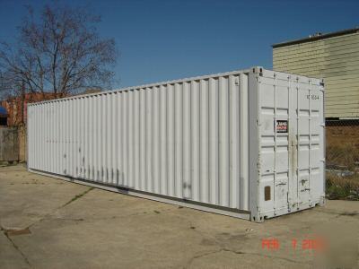 New 40' storage shipping container - paint - no 